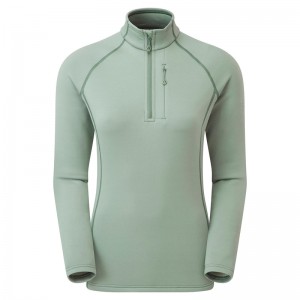 Hanorace Montane Fury Fleece Zip Pull-On Dama Verzi | WG6085421