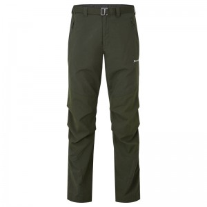 Pantaloni Montane Terra Barbati Verzi Inchis | ZX6023794