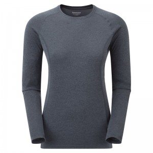 Tricou Montane Dart Long Sleeve Dama Bleumarin | AO2879046