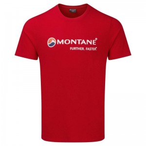 Tricou Montane Usori Clasici Barbati Rosii | VI9805136