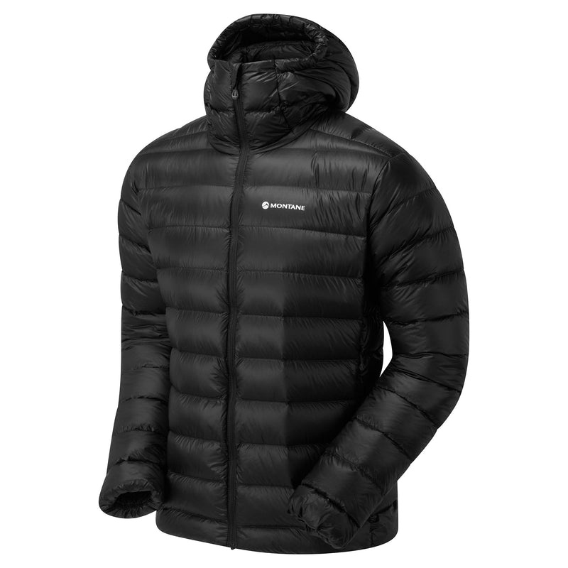 Geaca Puf Montane Alpine 850 Lite Cu Glugă Barbati Negrii | SW4596132