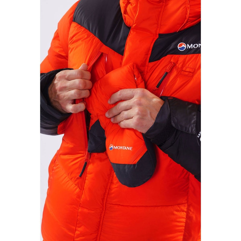 Geaca Puf Montane Apex 8000 Dama Portocalii Negrii | GY7942056