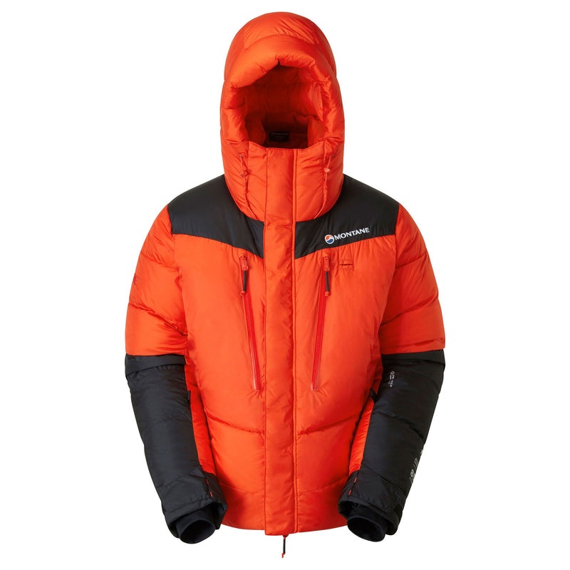 Geaca Puf Montane Apex 8000 Dama Portocalii Negrii | GY7942056