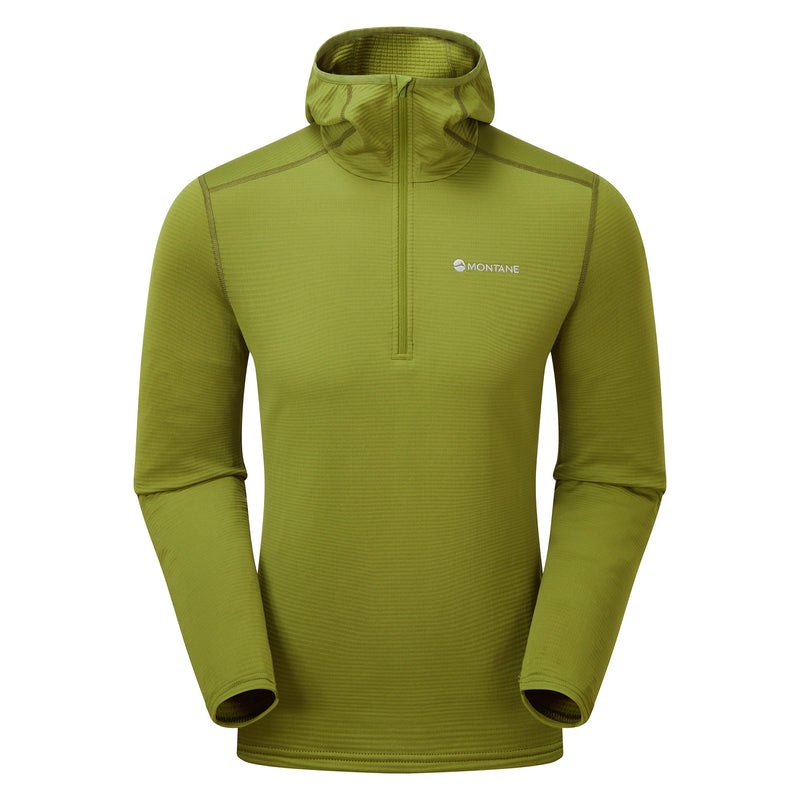 Hanorac cu Gluga Montane Protium Lite Pull On Fleece Barbati Verzi | FW8143756