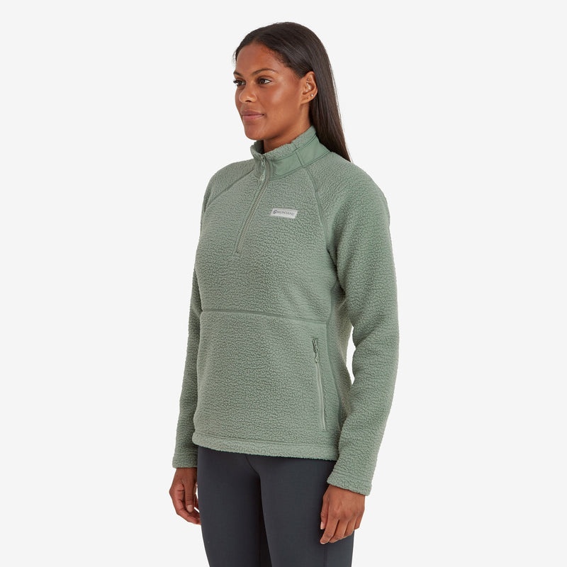 Hanorace Montane Chonos Fleece Smock Pull On Dama Verzi | RU8256934