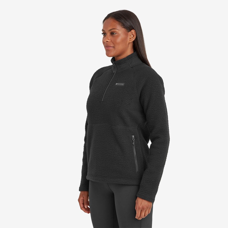 Hanorace Montane Chonos Fleece Smock Pull On Dama Negrii | VL3059687