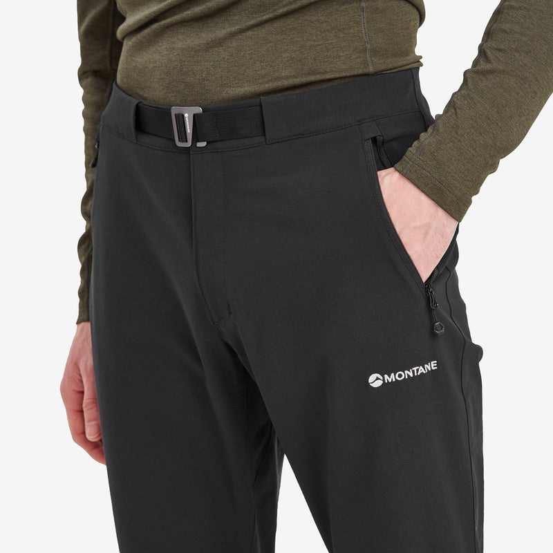 Pantaloni Montane Dynamic Lite Stretch Barbati Negrii | XD8967540