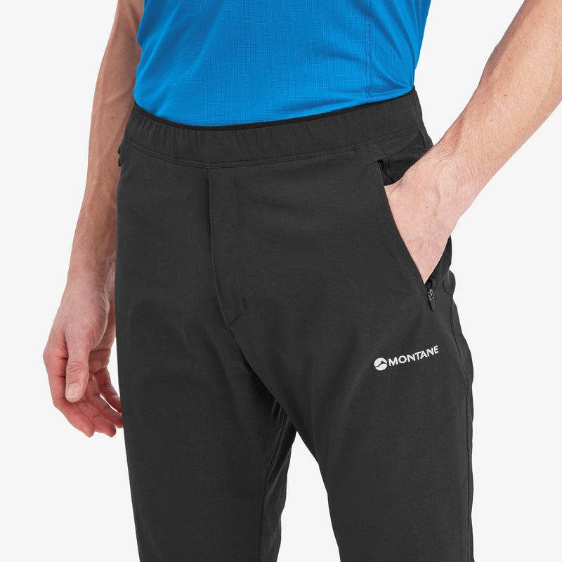 Pantaloni Montane Dynamic Nano Barbati Negrii | IU9265081