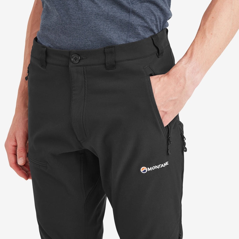 Pantaloni Montane Dynamic XT Thermal Mountain Barbati Negrii | CJ6458392