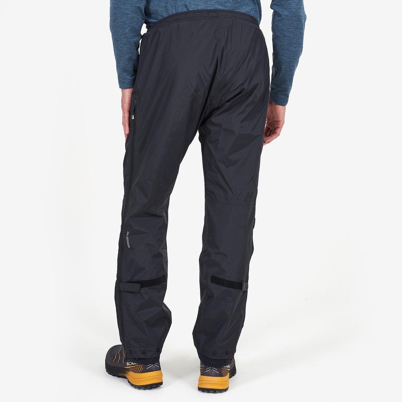 Pantaloni Montane Dynamo Impermeabili Pull-Over Barbati Negrii | HP1802759