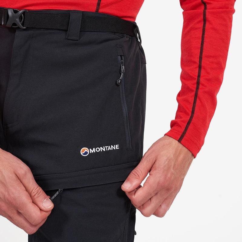 Pantaloni Montane Super Terra Barbati Negrii | KT8026473