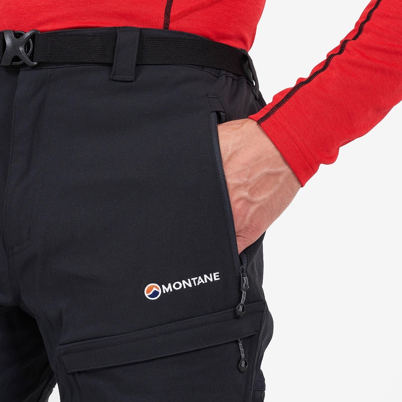 Pantaloni Montane Super Terra Barbati Negrii | KT8026473