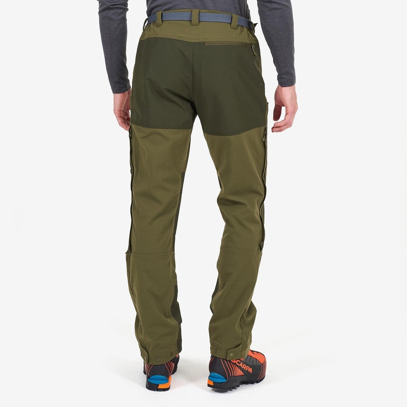 Pantaloni Montane Super Terra Barbati Verzi Inchis | OG0568274