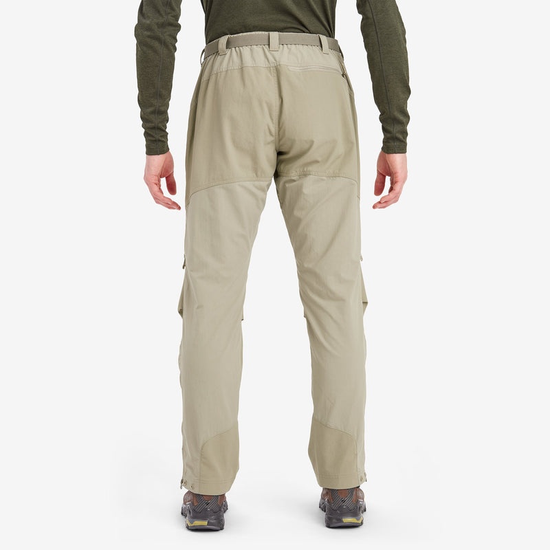 Pantaloni Montane Terra Barbati Kaki | AO0638145