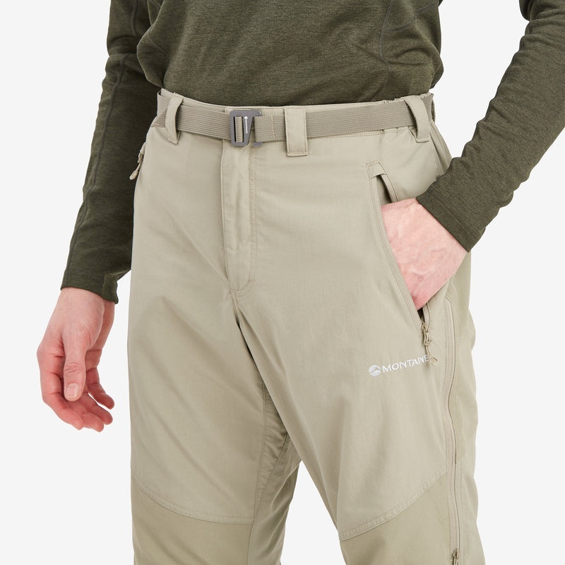 Pantaloni Montane Terra Barbati Kaki | AO0638145