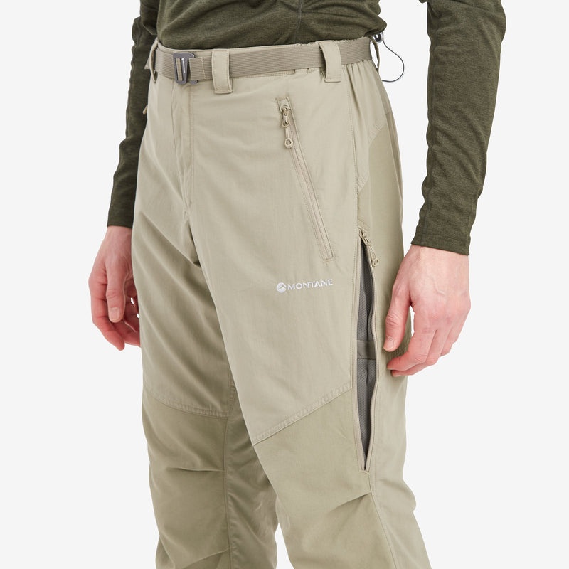 Pantaloni Montane Terra Barbati Kaki | AO0638145