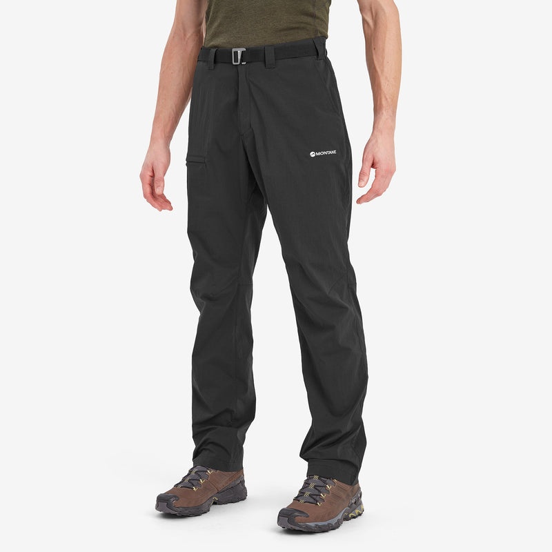 Pantaloni Montane Terra Lite Barbati Negrii | XA7268501