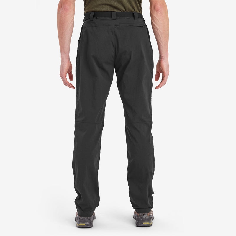 Pantaloni Montane Terra Lite Barbati Negrii | XA7268501