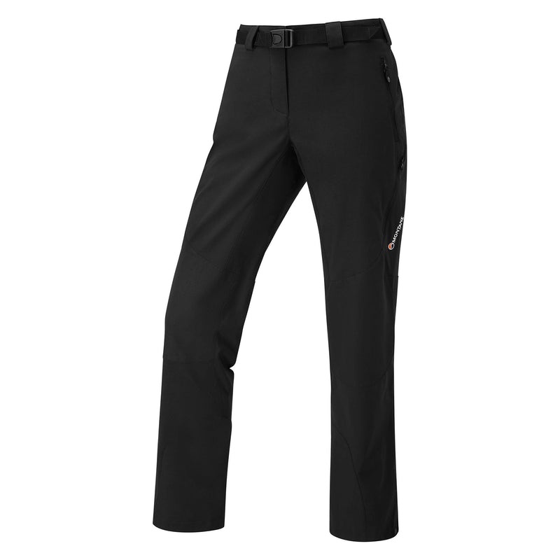 Pantaloni Montane Terra Ridge Dama Negrii | BT6310257