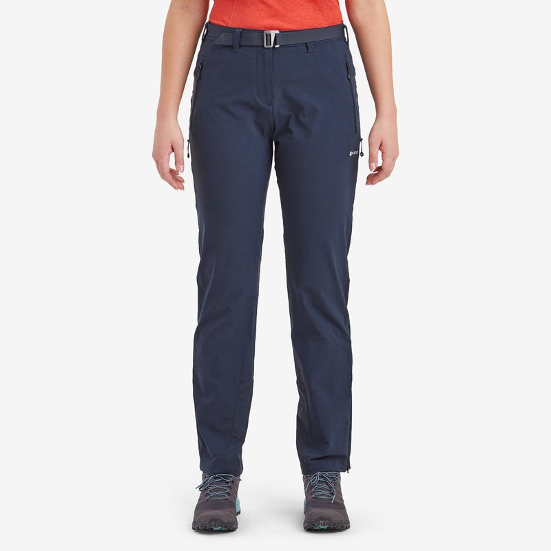 Pantaloni Montane Terra Stretch Dama Bleumarin | UA7149502