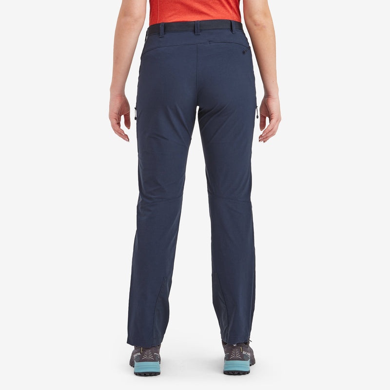 Pantaloni Montane Terra Stretch Dama Bleumarin | UA7149502