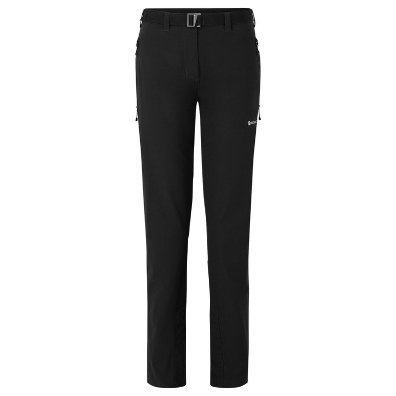 Pantaloni Montane Terra Stretch Dama Negrii | XC8317260