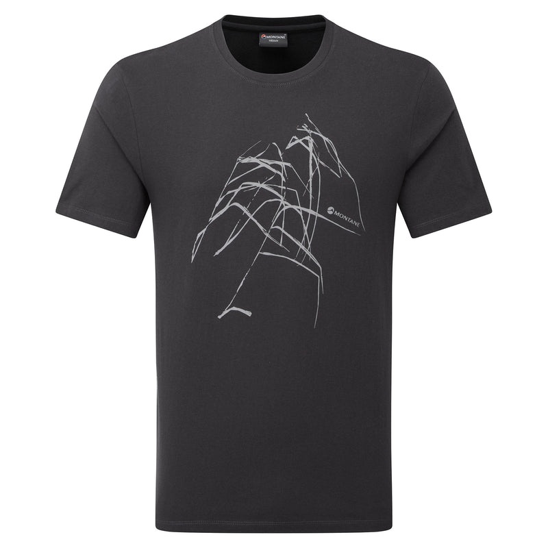 Tricou Montane Abstract Mountain Barbati Negrii | BI7085134