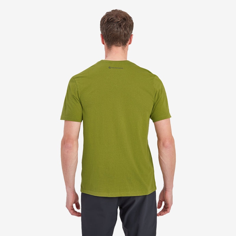 Tricou Montane Abstract Mountain Barbati Verzi | DW1234697