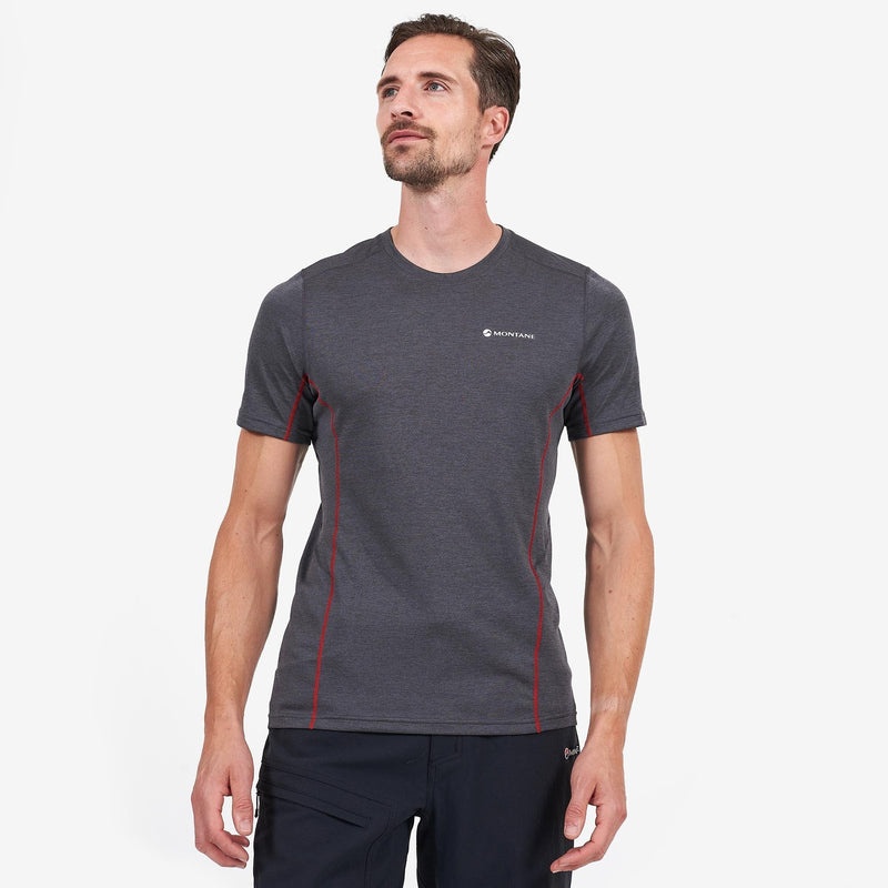 Tricou Montane Dart Barbati Gri Inchis | SI9837026