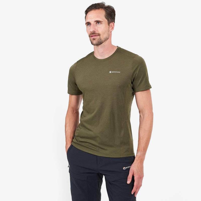 Tricou Montane Dart Barbati Verzi Inchis | VR8639724