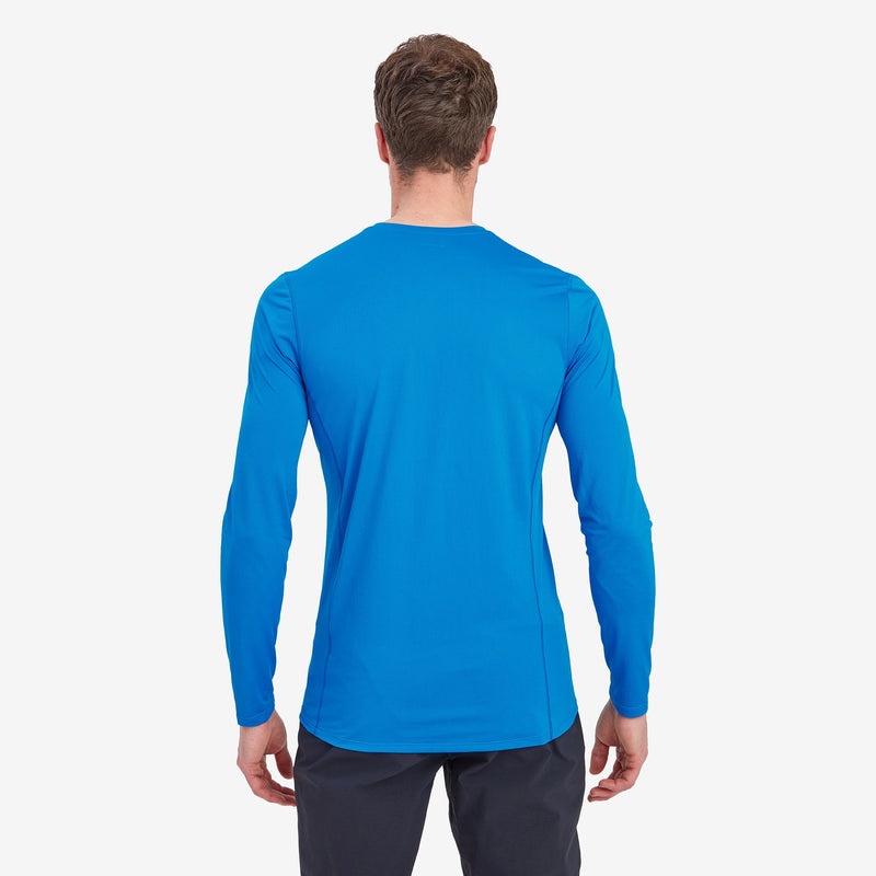 Tricou Montane Dart Lite Long Sleeve Barbati Albastri | IO5491862