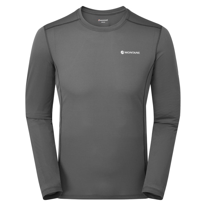 Tricou Montane Dart Lite Long Sleeve Barbati Gri Inchis | XE4175980