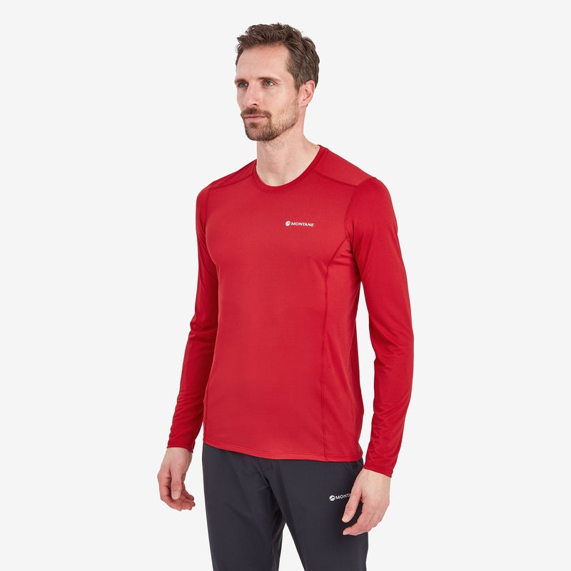 Tricou Montane Dart Lite Long Sleeve Barbati Rosii | SQ9643057