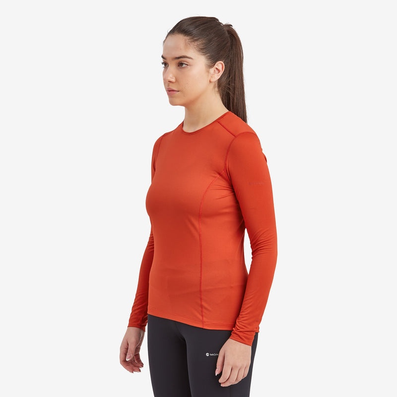 Tricou Montane Dart Lite Long Sleeve Dama Portocalii | KZ9521674