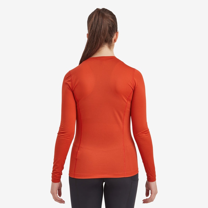 Tricou Montane Dart Lite Long Sleeve Dama Portocalii | KZ9521674