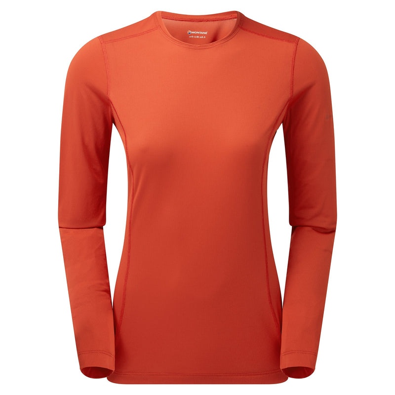 Tricou Montane Dart Lite Long Sleeve Dama Portocalii | KZ9521674