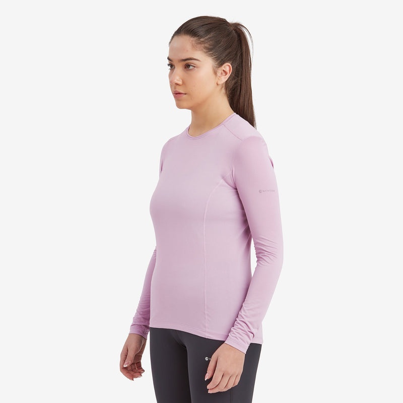 Tricou Montane Dart Lite Long Sleeve Dama Roz | ZP2653978