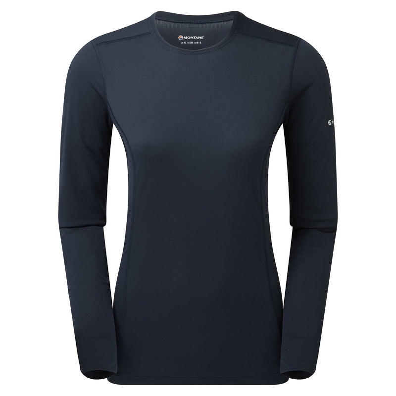 Tricou Montane Dart Lite Long Sleeve Dama Bleumarin | ND4095813