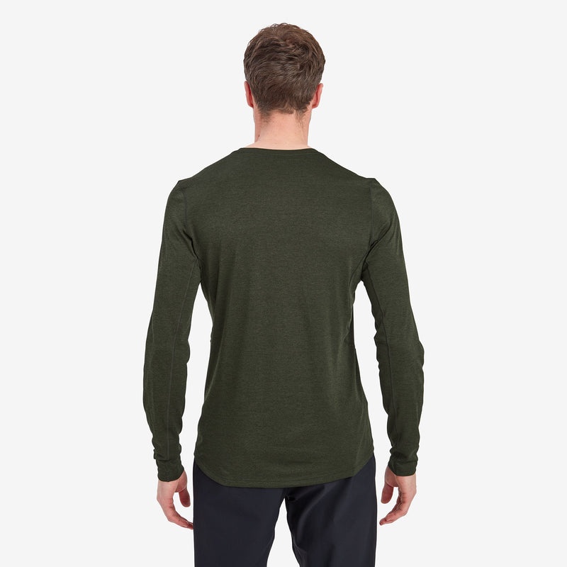 Tricou Montane Dart Long Sleeve Barbati Verzi Inchis | DL4851703