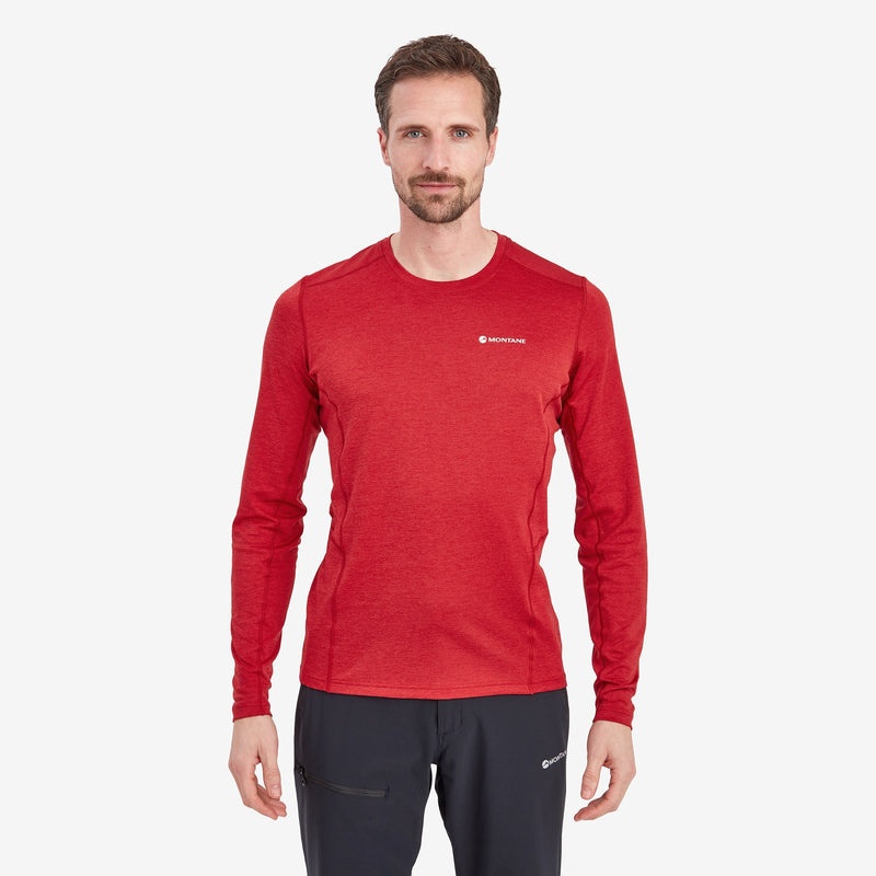 Tricou Montane Dart Long Sleeve Barbati Rosii | DS3274501