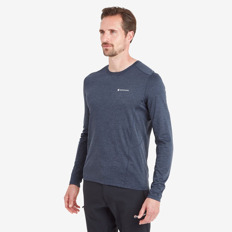 Tricou Montane Dart Long Sleeve Barbati Albastri | ZI6018239