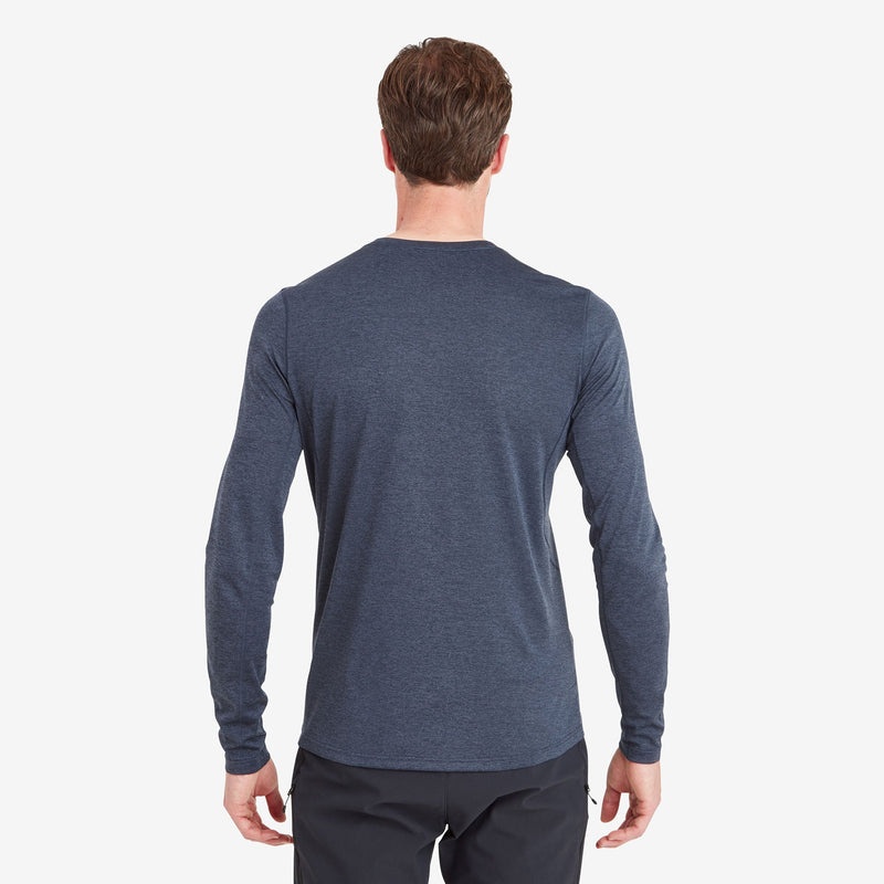 Tricou Montane Dart Long Sleeve Barbati Albastri | ZI6018239