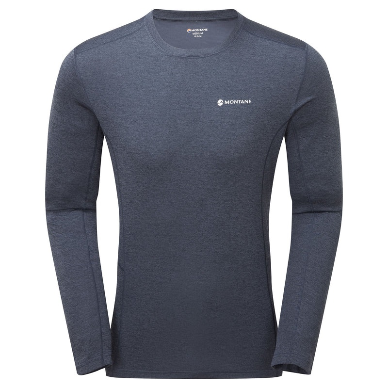 Tricou Montane Dart Long Sleeve Barbati Albastri | ZI6018239