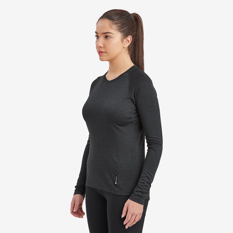 Tricou Montane Dart Long Sleeve Dama Negrii | LW0386712