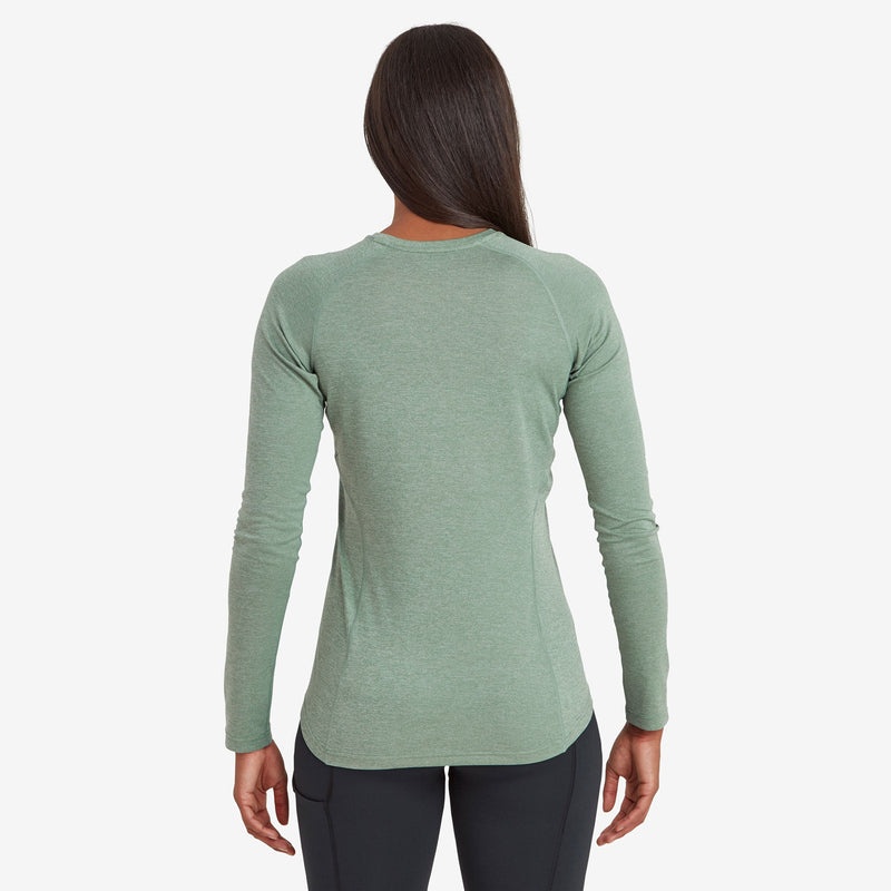 Tricou Montane Dart Long Sleeve Dama Verzi | DL9583760