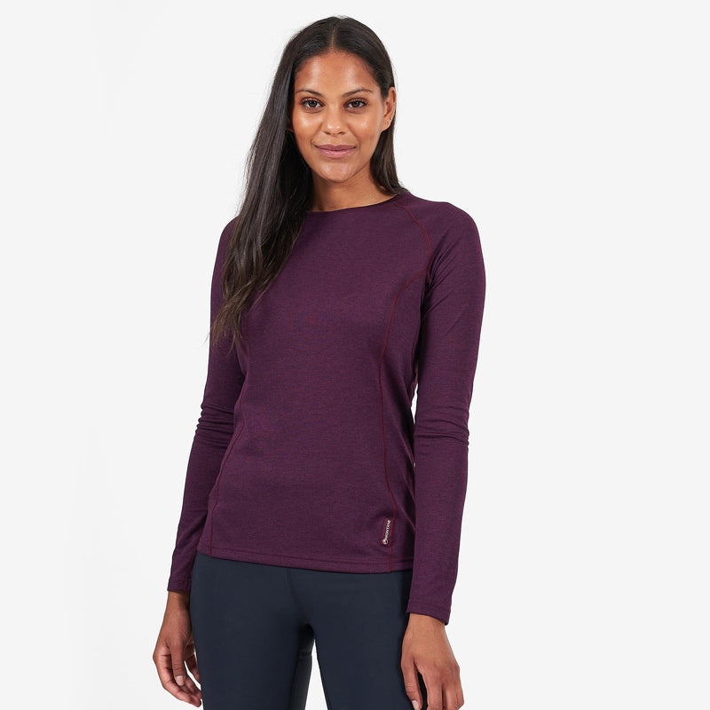 Tricou Montane Dart Long Sleeve Dama Violet | IE9738146