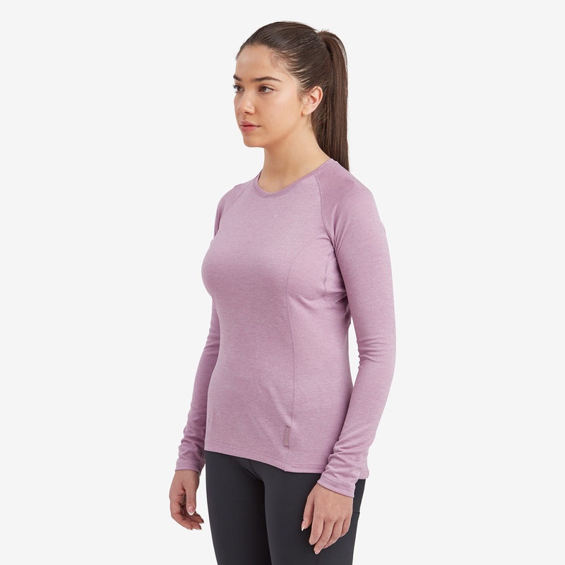 Tricou Montane Dart Long Sleeve Dama Violet | XU9783215