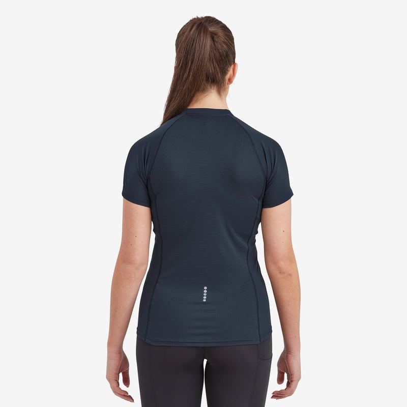 Tricou Montane Dart Nano Zip Dama Bleumarin | QO1680279