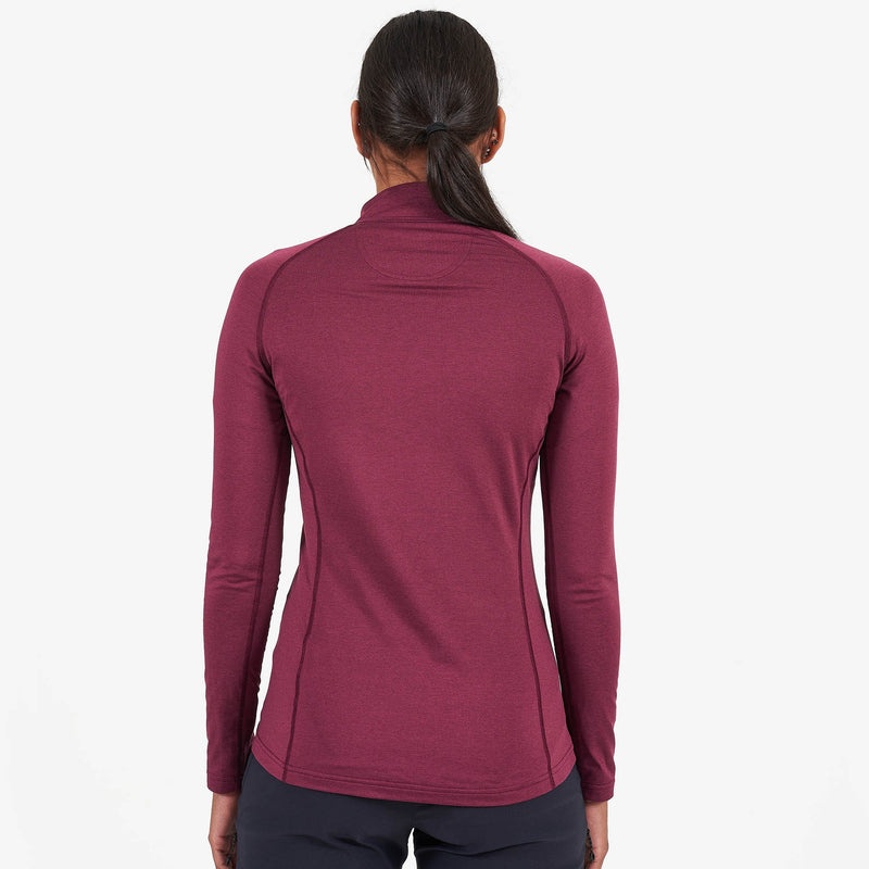 Tricou Montane Dart Thermo Zip Neck Dama Violet | BA3016495