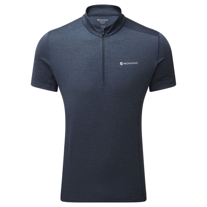 Tricou Montane Dart Zip Barbati Bleumarin | LT6713820